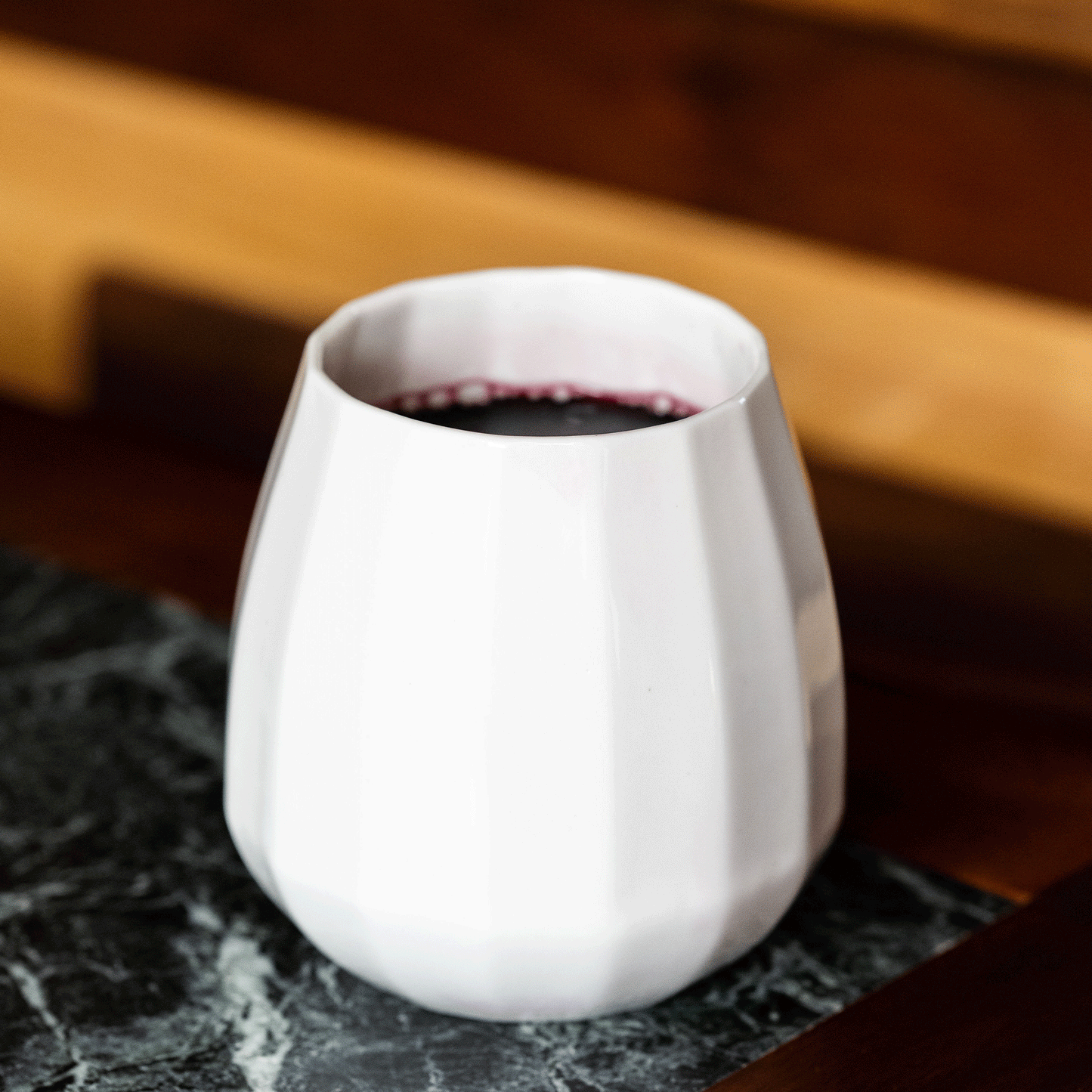 Handmade Translucent Porcelain Wine Glass