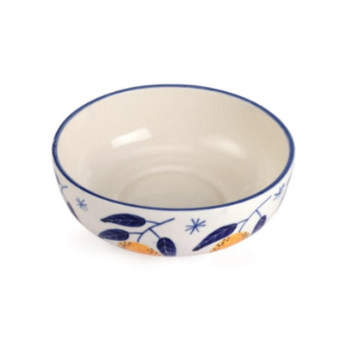 Set of 2 | Italian Lemon Ceramic Serving Bowl | 7"