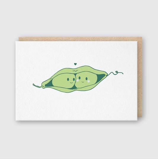 Lover Peas Greeting Card