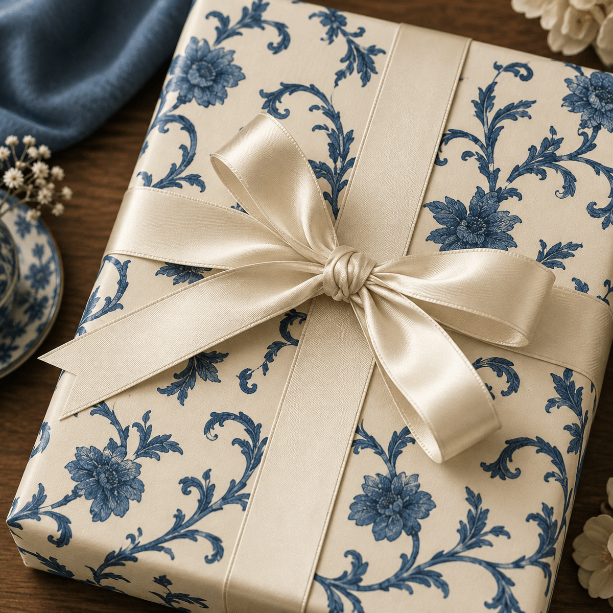 Porcelaine Royale Wrapping Paper
