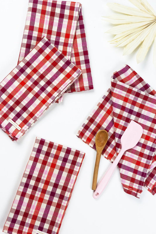 Noel Plaid Dinner Napkin Set
