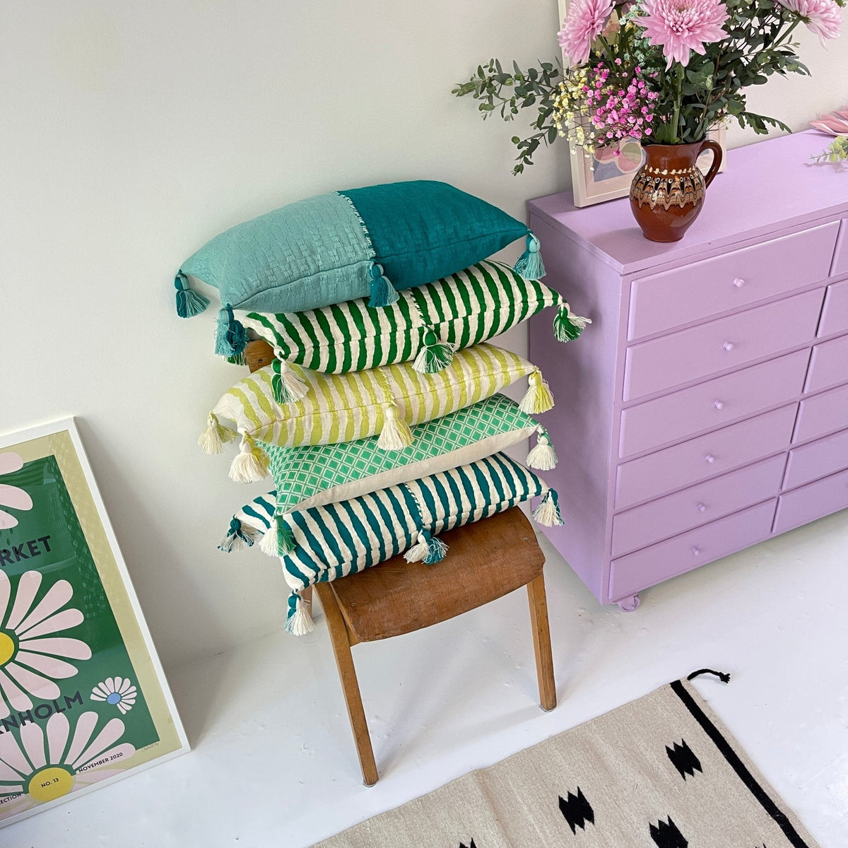 Antigua Pillow - Lemon Lime