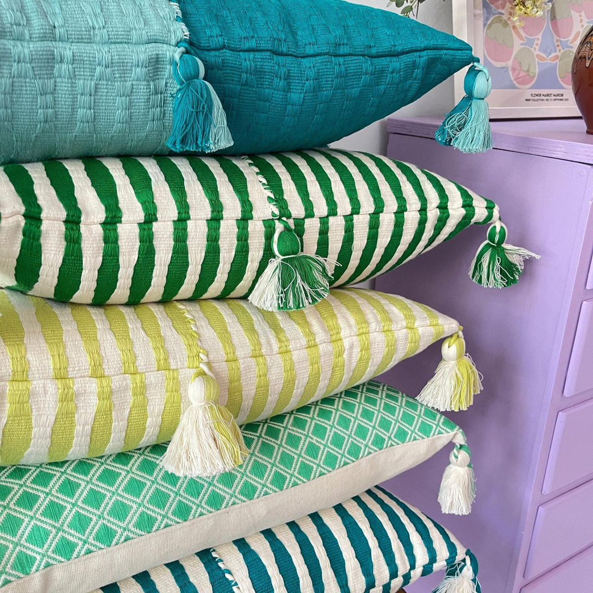 Antigua Pillow - Lemon Lime
