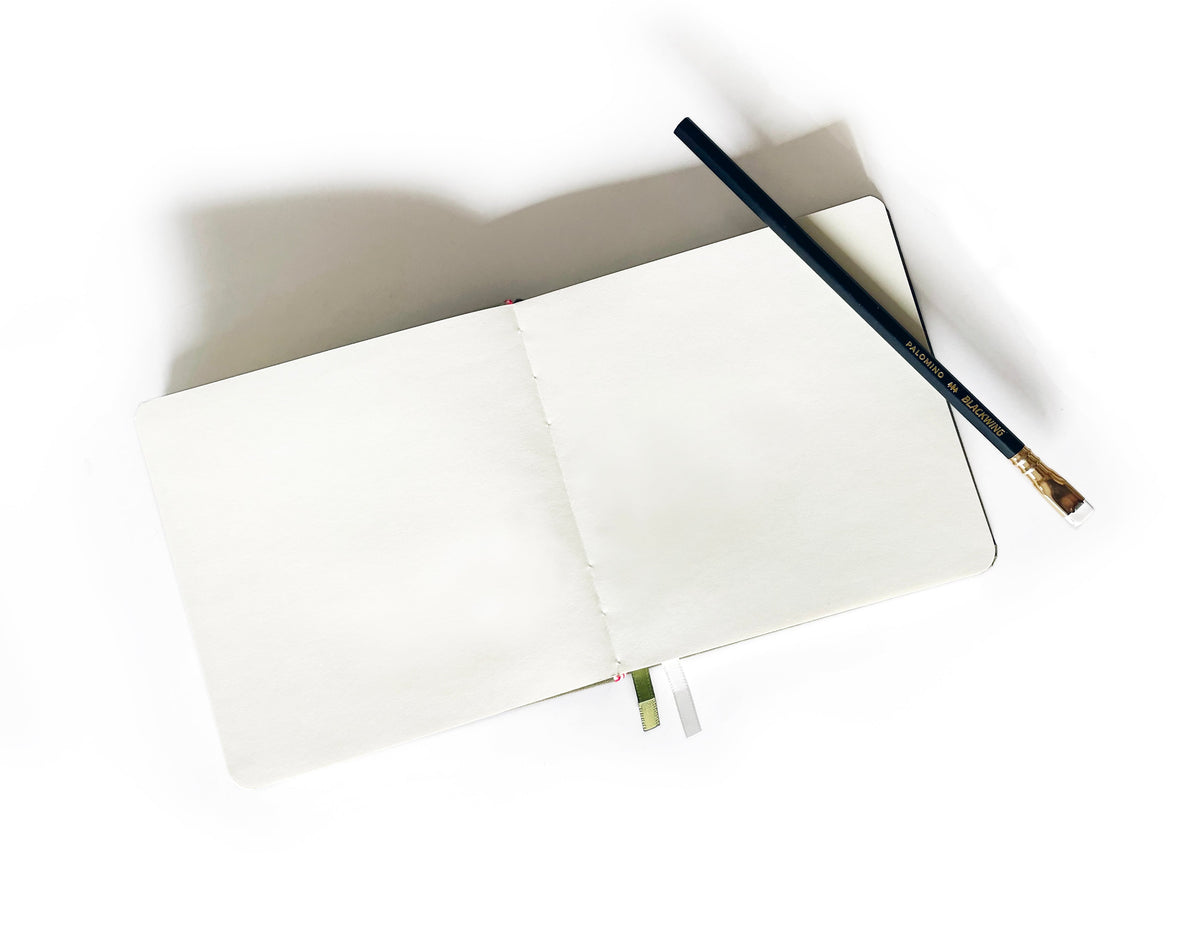 Blank Square Linen Notebook