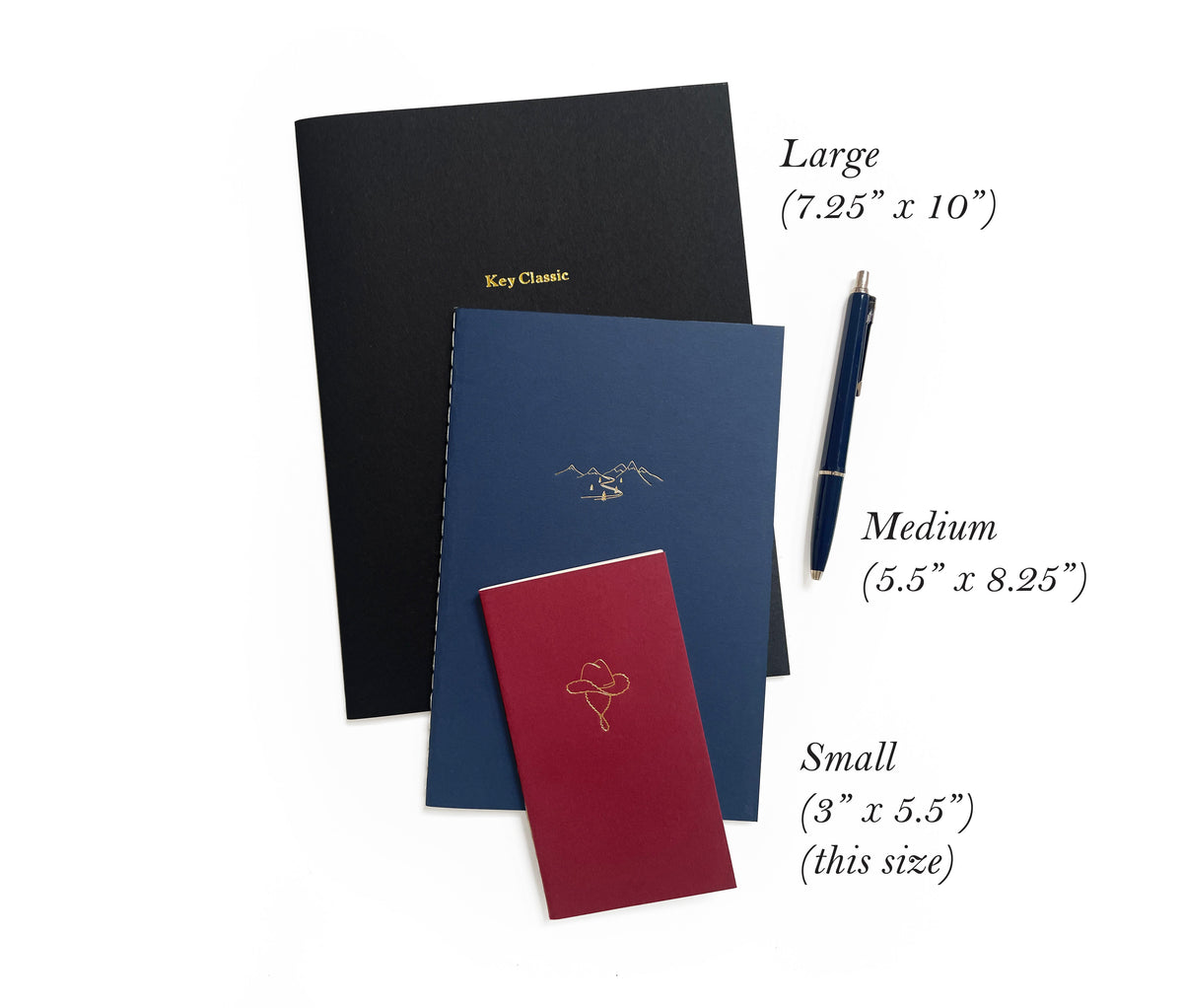 Vintage Bow Mini Saddle Stitch Notebook | Letterpress Book