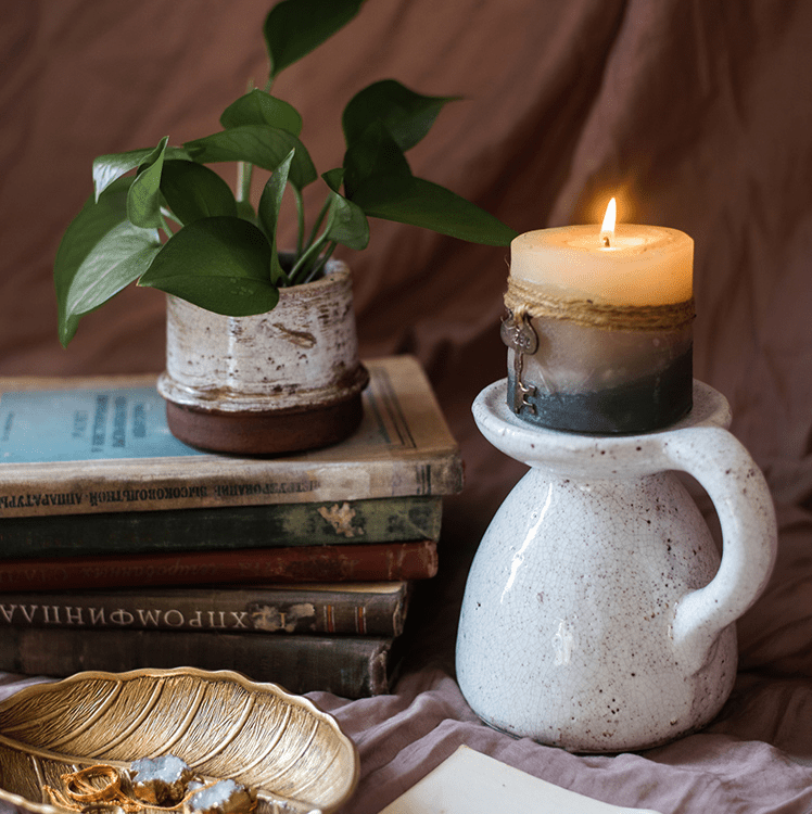 Decorative Rustic Ceramic Vase