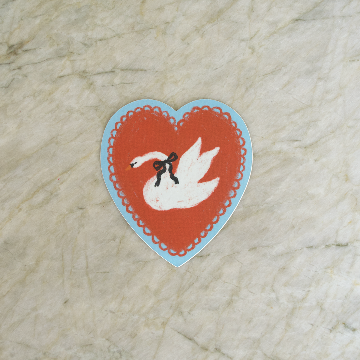 Swan Sticker
