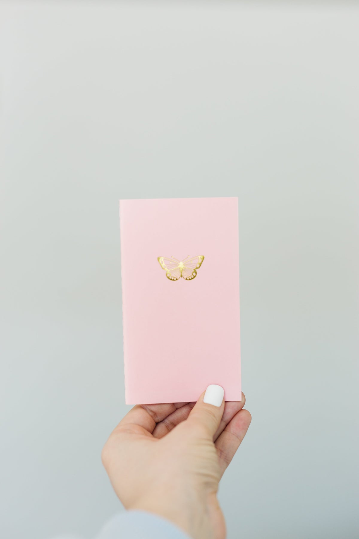 Foil Embossed Butterfly Menagerie Mini Saddle Stitch Notebook