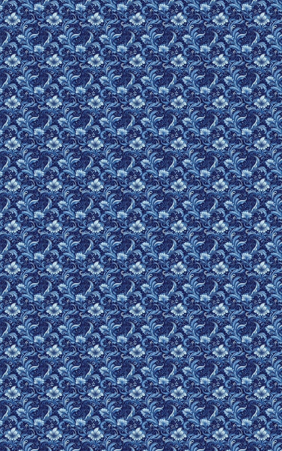 Baroque Bleu Wrapping Paper