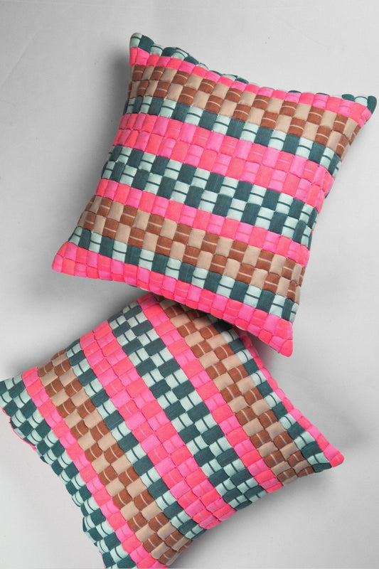 Sujani Quilted Pillow in Multi