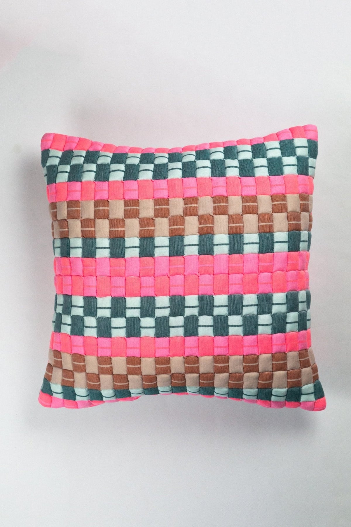 Sujani Quilted Pillow in Multi