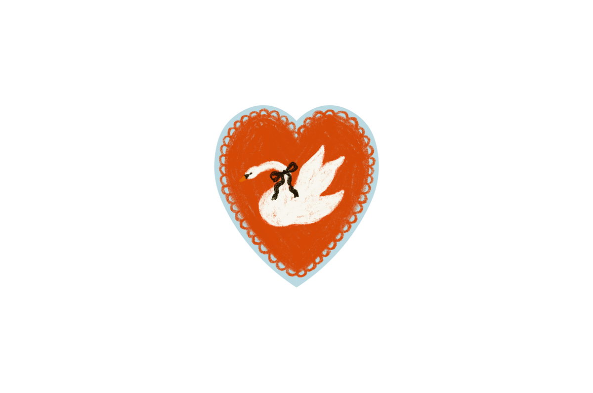 Swan Sticker