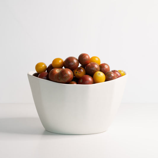 Handmade Medium Porcelain Serving Bowl