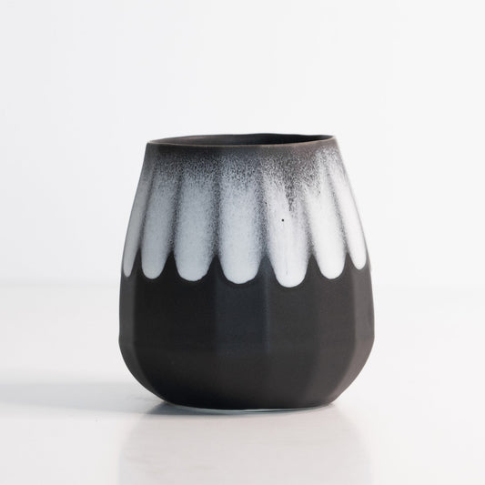 Set of 2 Ceramic Stemless Wine Glasses