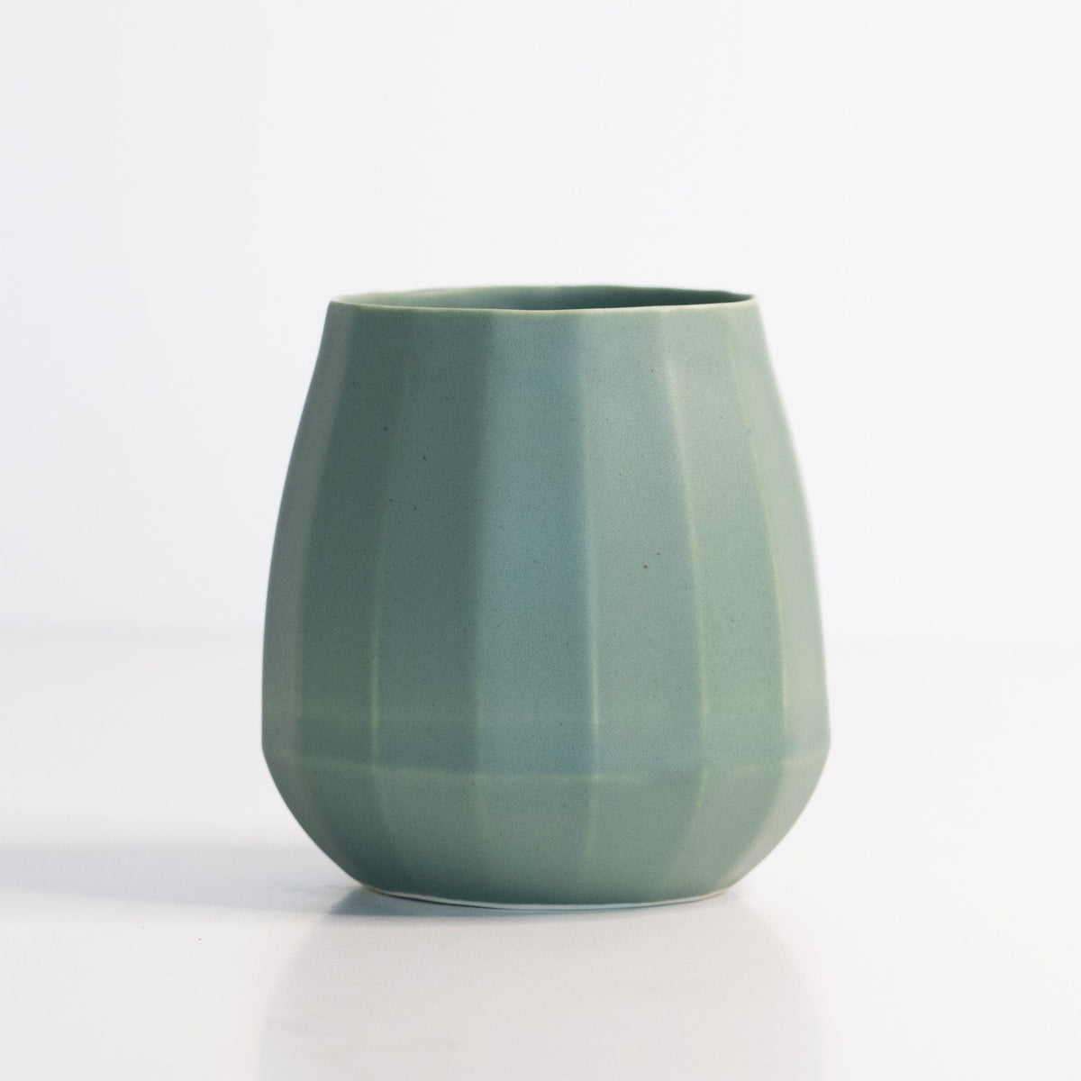 Set of 2 Ceramic Stemless Wine Glasses