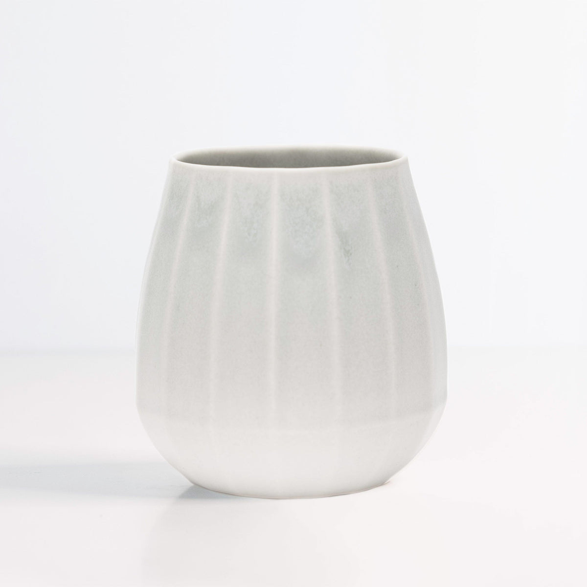 Set of 2 Ceramic Stemless Wine Glasses