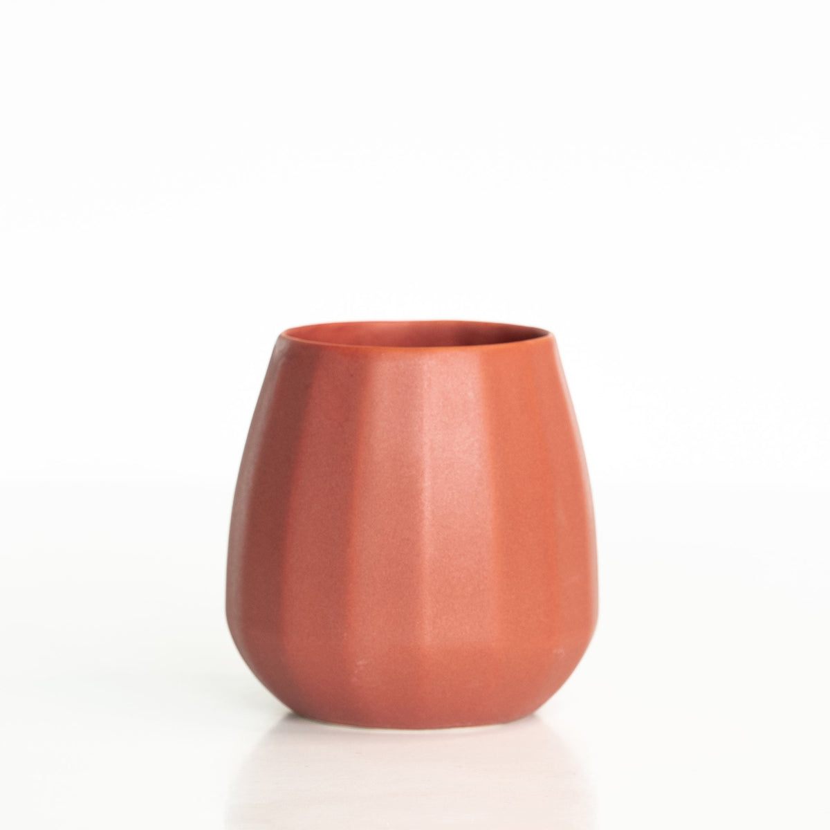 Set of 2 Ceramic Stemless Wine Glasses