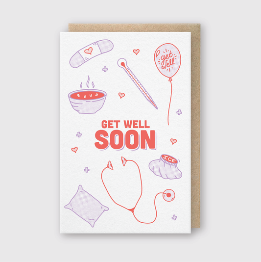 Get Well Soon Greeting Card
