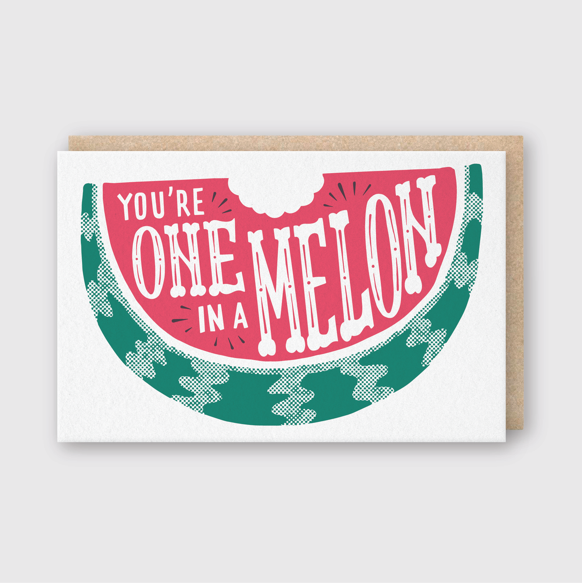 One in a Melon Greeting Card