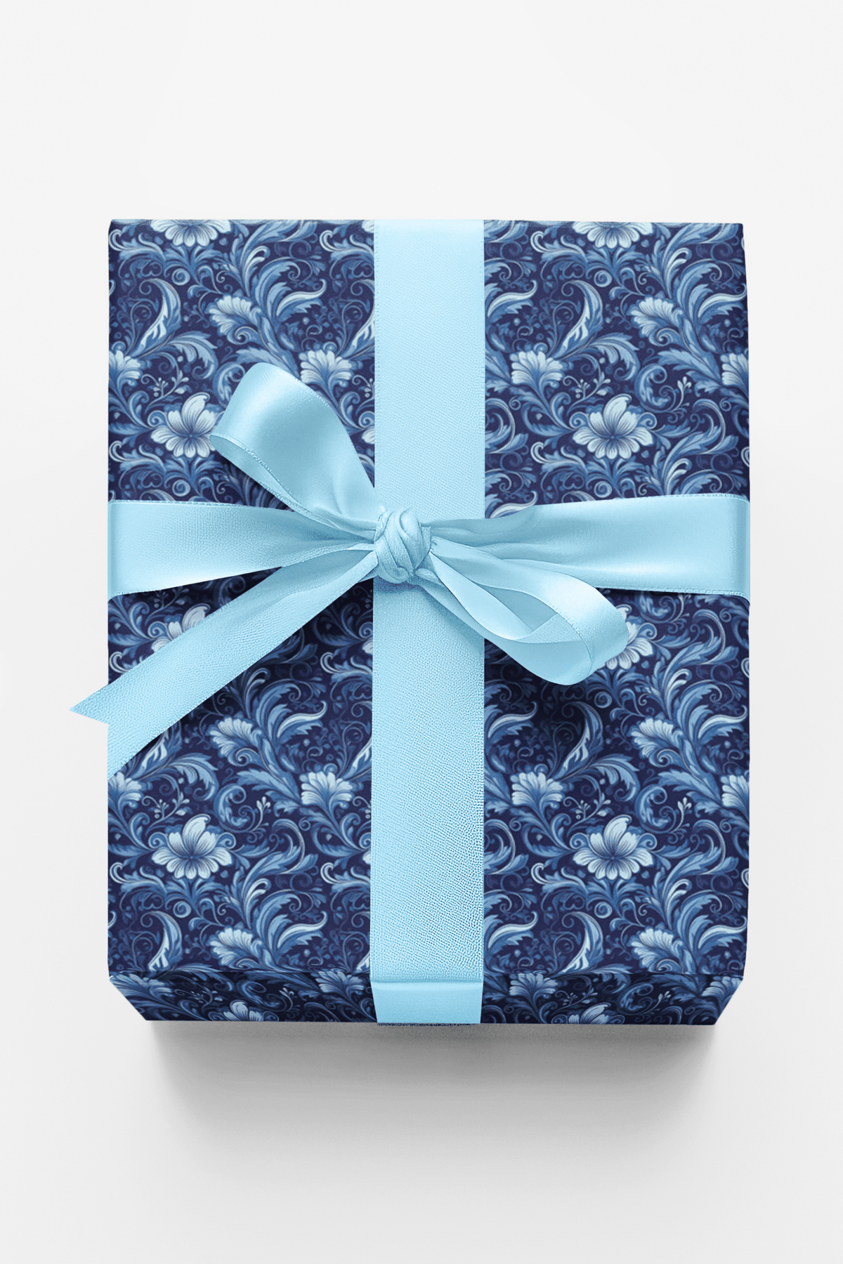 Baroque Bleu Wrapping Paper