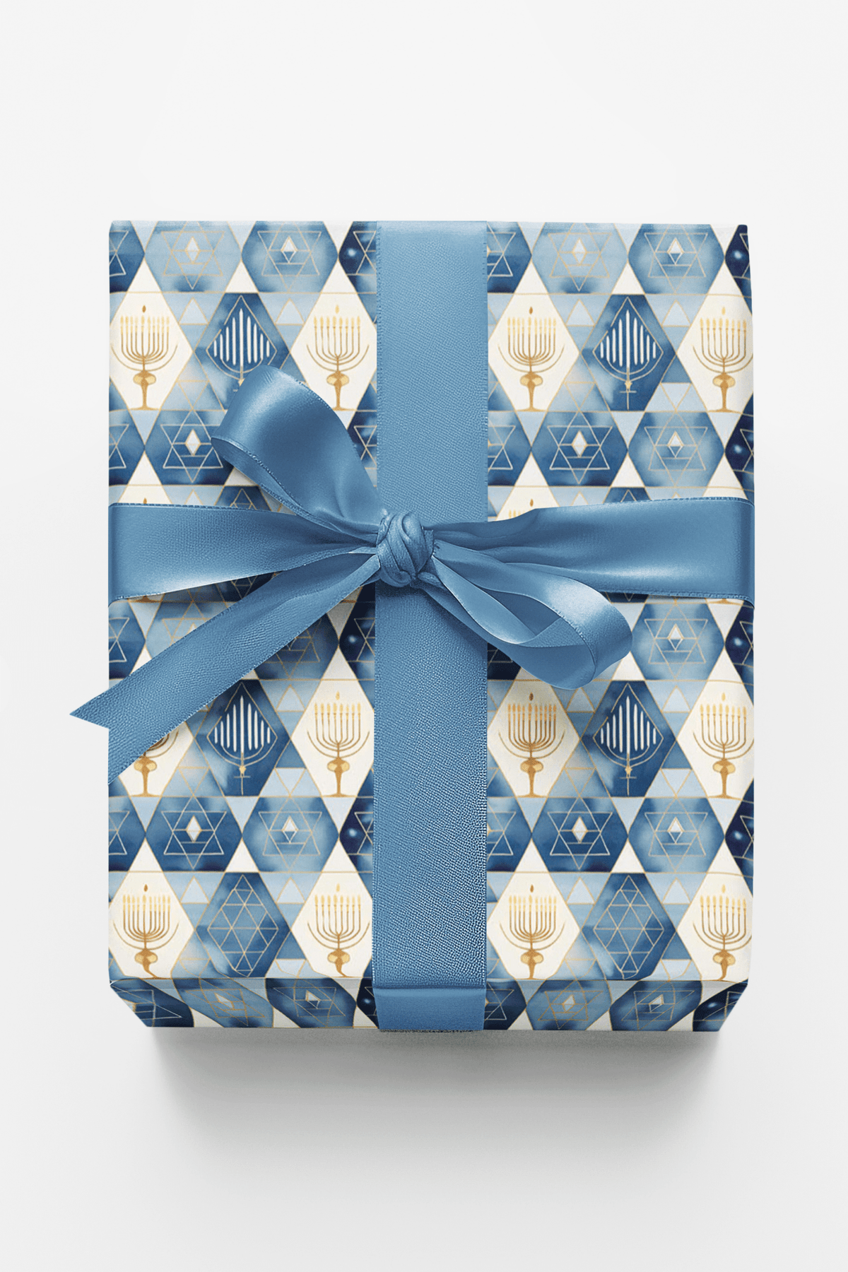 Golden Glow of Hanukkah Wrapping Paper
