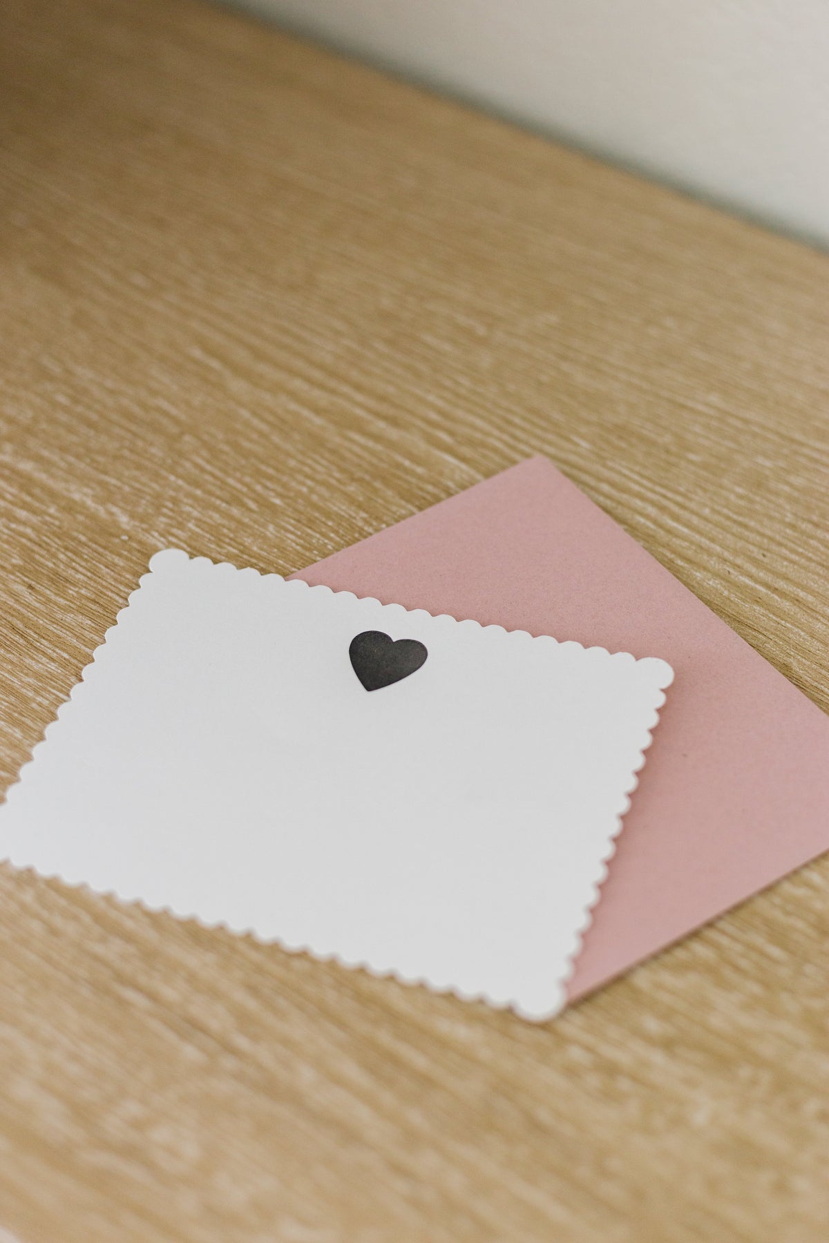 Classic Heart Letterpress Greeting Card | Pretty Everyday Card