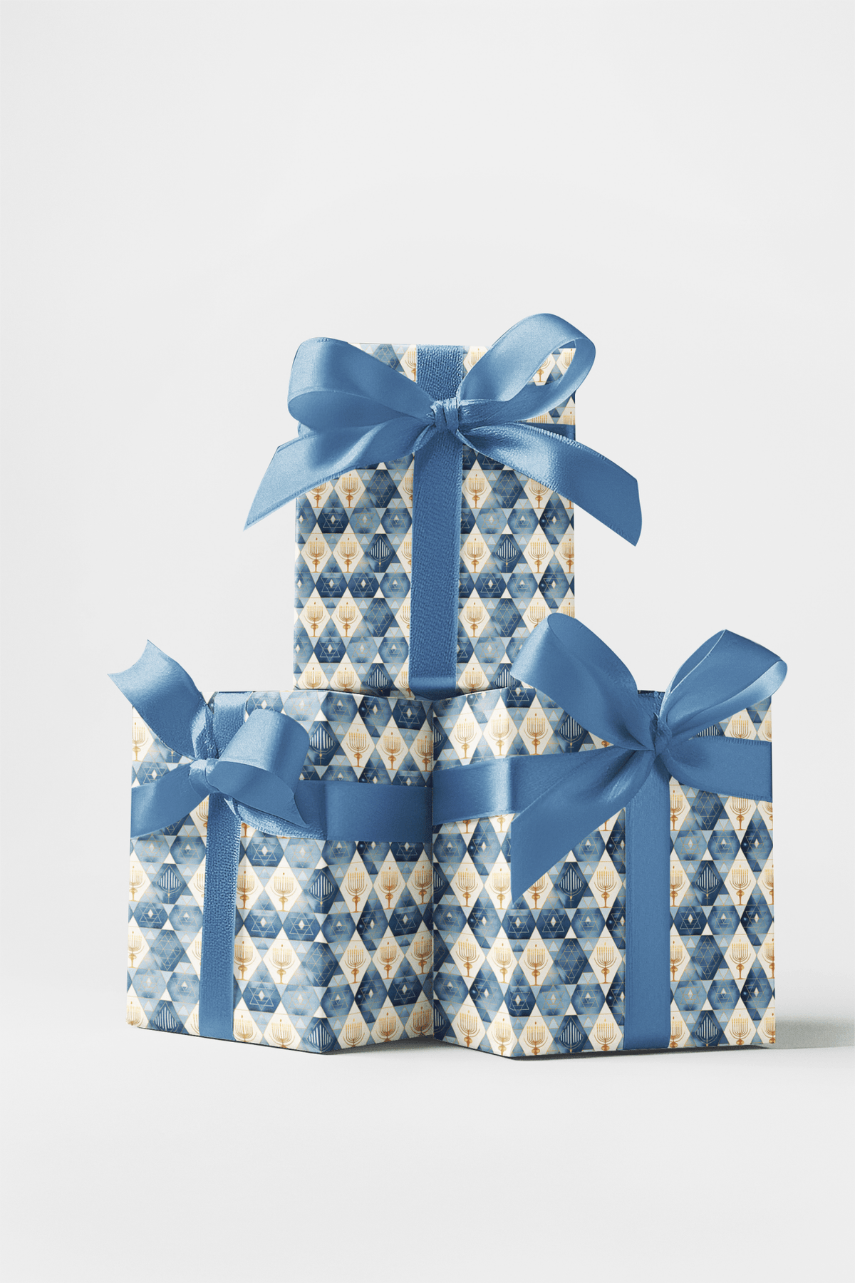 Golden Glow of Hanukkah Wrapping Paper